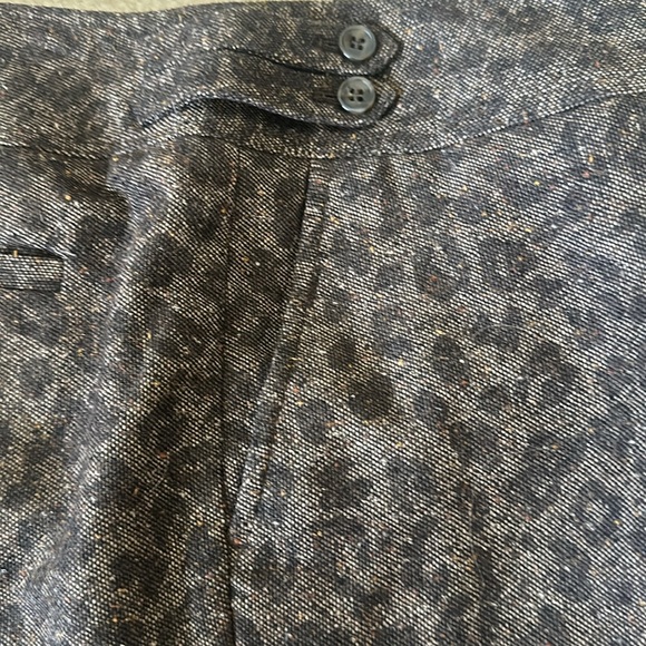 Vintage The Limited Cassidy Fit Tweet Animal Print Bermuda Shorts Size 10 - Picture 11 of 14